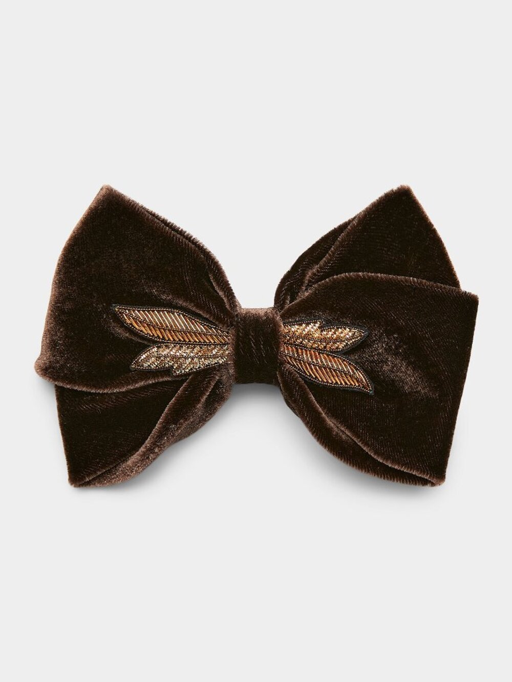 BNWT AW25 MANI DEL SUD ESPRESSO VELVET BOW TIE